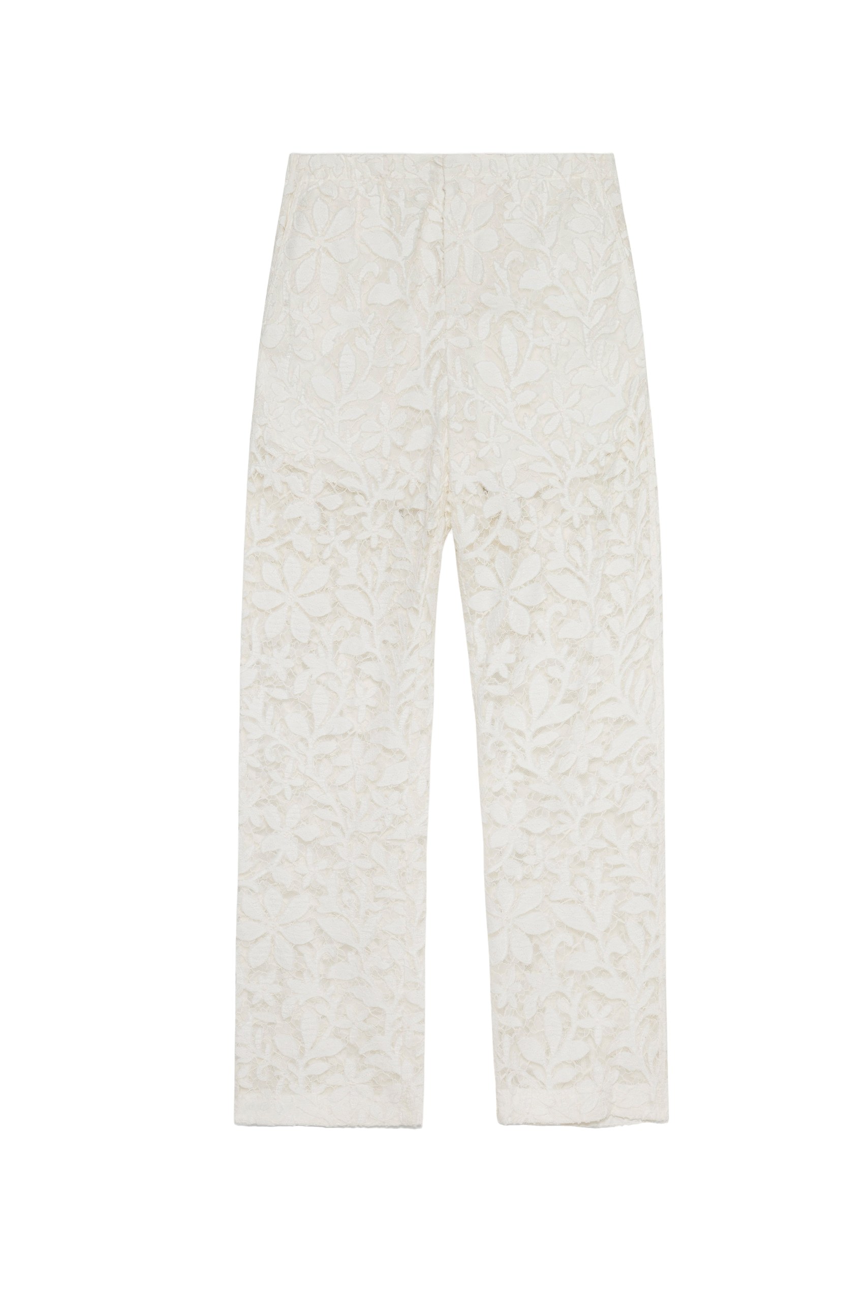 SIMKHAI Braylen Cotton Lace Pant in White