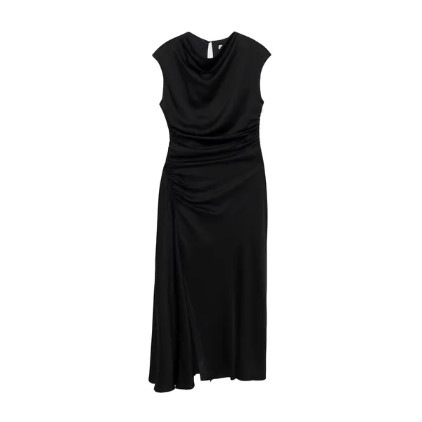 Simkhai Burke Draped Dress in Black