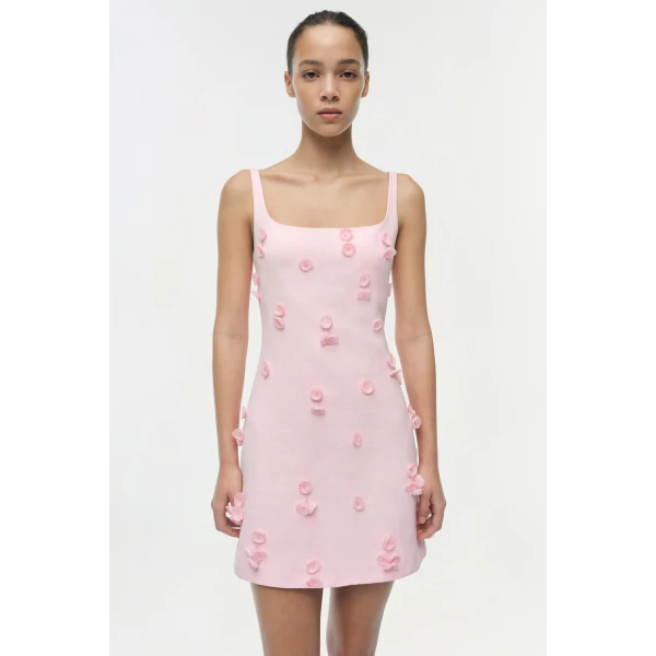 Simkhai Cailinn Mini Dress in Tulip, view 2
