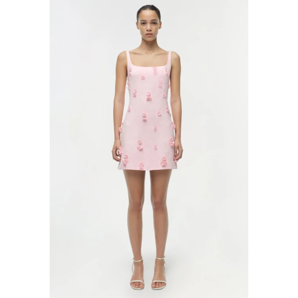 Simkhai Cailinn Mini Dress in Tulip, view 7