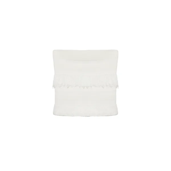 Simkhai Cairo Knit Tube Top in Ivory Stripe
