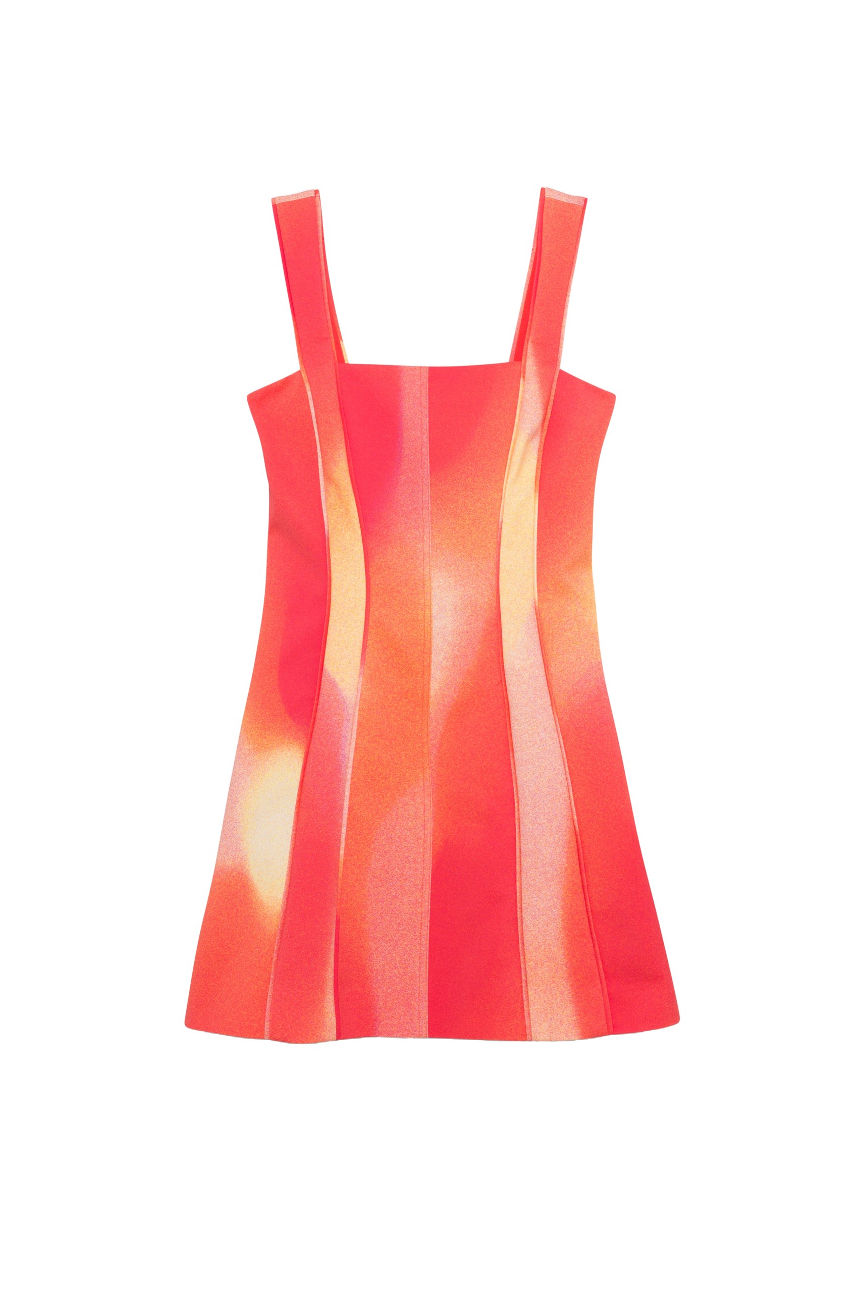 SIMKHAI Calyx Mini Dress in Golden Hour Sunset