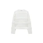 Simkhai Carrick Crewneck Sweater in Ivory Stripe