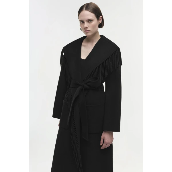 Simkhai Carrie Coat in Black, view 2