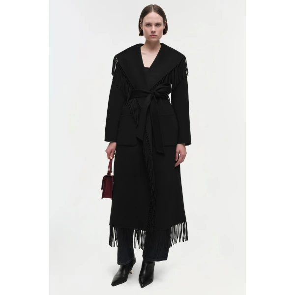 Simkhai Carrie Coat in Black, view 6