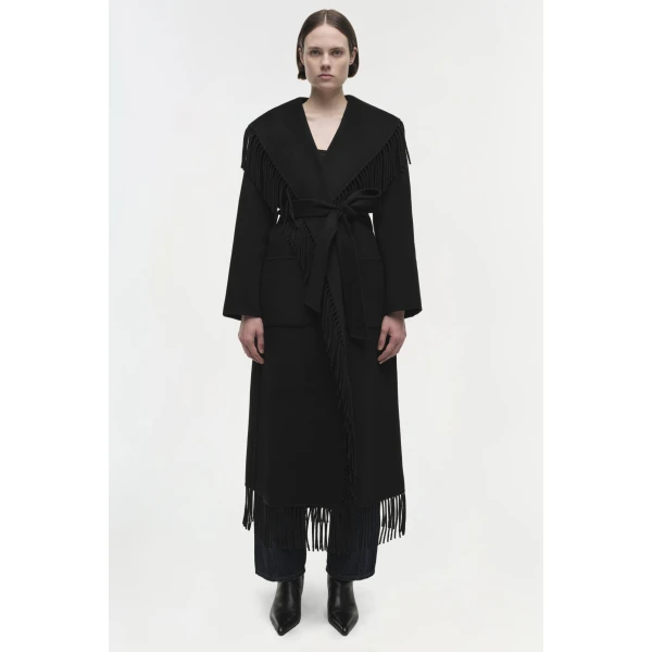 Simkhai Carrie Coat in Black, view 7