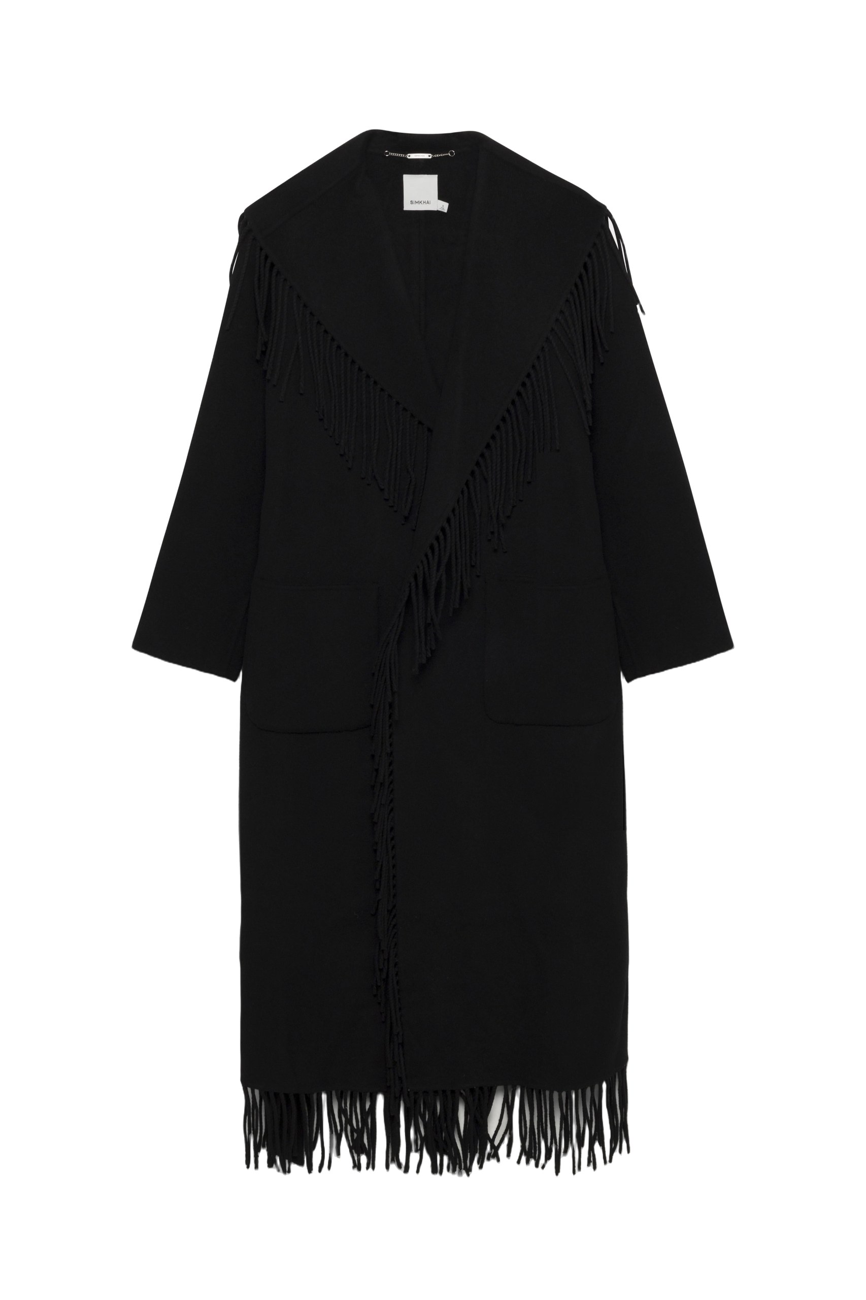 SIMKHAI Carrie Coat in Black