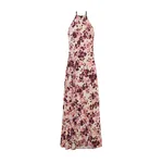 Simkhai Cerin Draped Jersey Halter Maxi Dress in Fig Multi