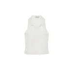 Simkhai Chloe Knit Halter Tank in Ivory