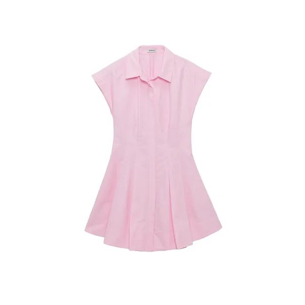 Simkhai Clemmie Cotton Mini Dress in Daisy