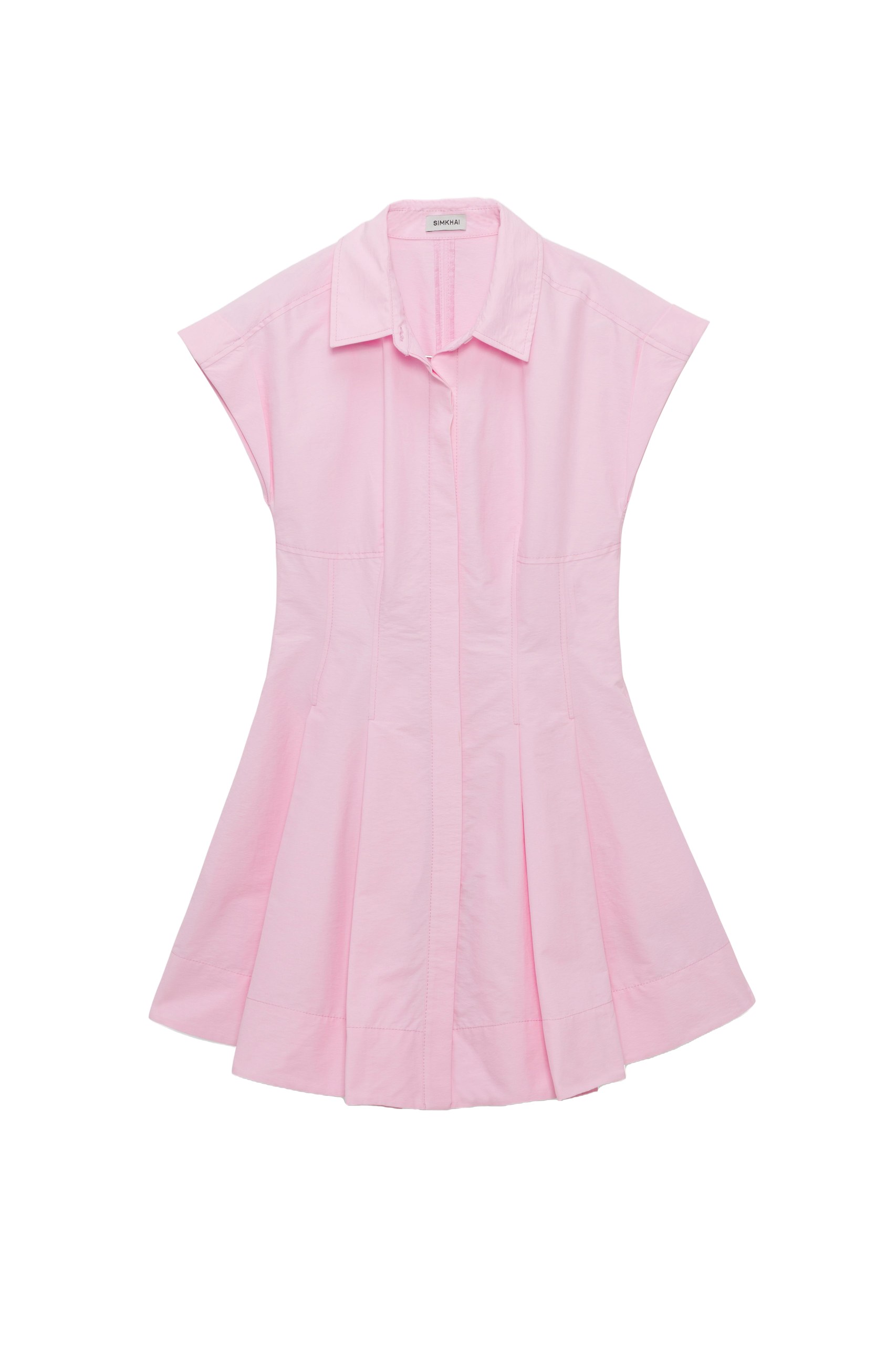 SIMKHAI Clemmie Cotton Mini Dress in Daisy