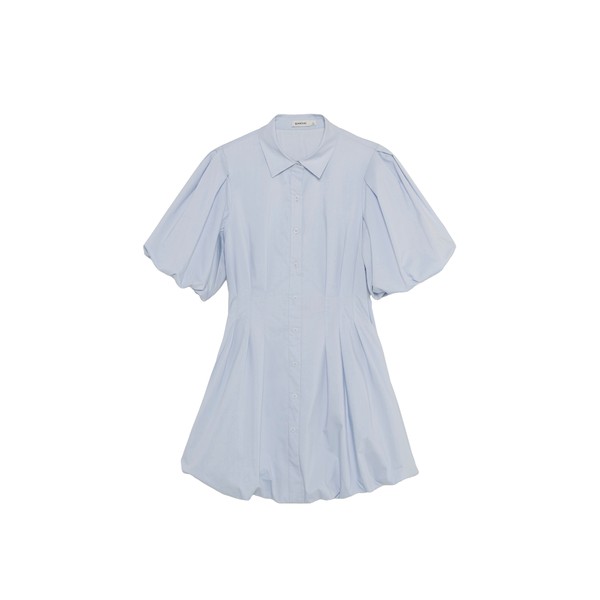 Simkhai Cleo Cotton Mini Dress in Periwinkle Sky