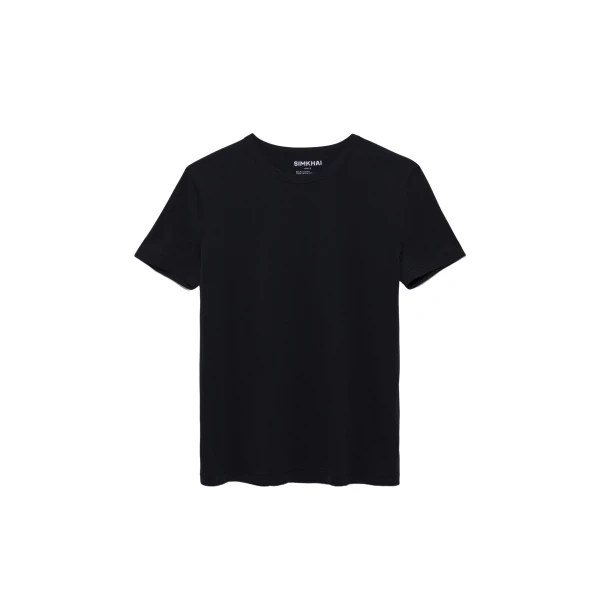 Simkhai Crewneck T-Shirt in Black Top