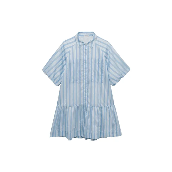 Simkhai Crissy Mini Dress in Oxford Blue Multi