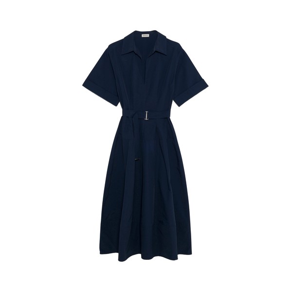 Simkhai Deanna Cotton Midi Dress in Midnight
