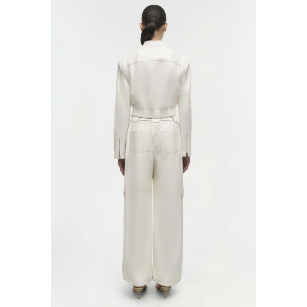 Simkhai Doreen Jacket in Ivory, view 5