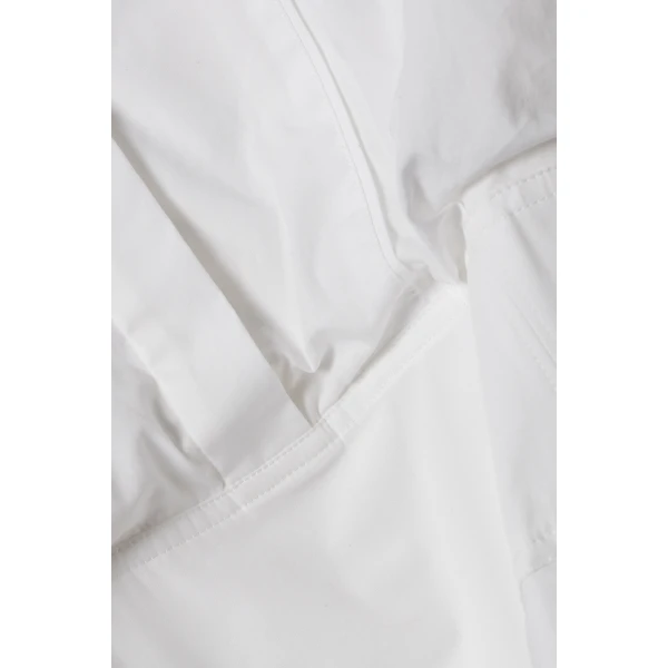 Simkhai Effie Cotton Bubble Mini Dress in White, view 5
