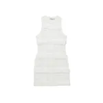 Simkhai Elly Knit Mini Dress in Ivory Stripe