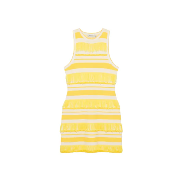 Simkhai Elly Knit Mini Dress in Solar Stripe