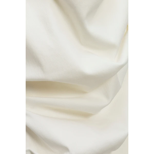 Simkhai Emerson Ruched Bustier Top in Ivory, view 2