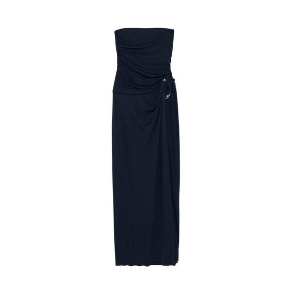 Simkhai Emma Strapless Jersey Gown in Midnight