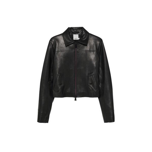 Simkhai Freeman Leather Jacket in Black