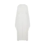 Simkhai Genoa Crinkle Jersey Cape in Ivory