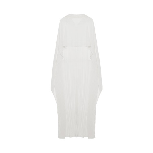 Simkhai Genoa Crinkle Jersey Cape in Ivory