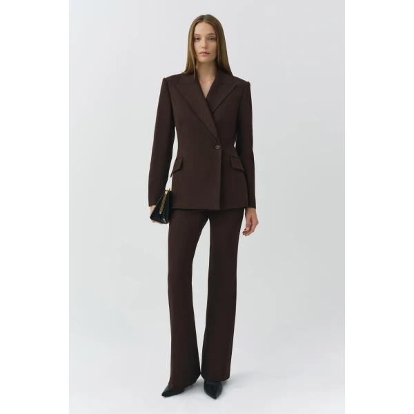 Simkhai Kenna Trouser in Chocolate, view 7