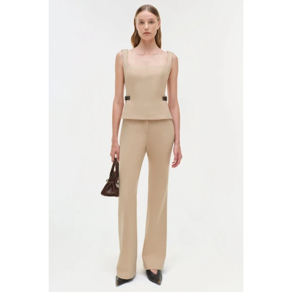Simkhai Kenna Trouser in Light Camel, view 6