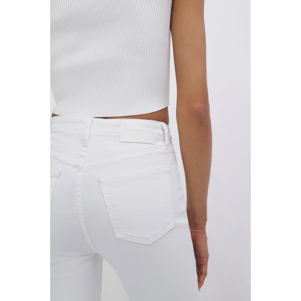 Simkhai River Straight Leg Denim in Distressed White, view 7