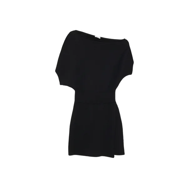 Simkhai Shania Off Shoulder Knit Mini Dress in Black