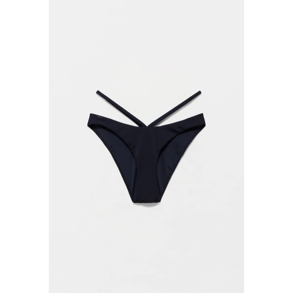 Simkhai Signature Emmalynn Bottom in Black, view 5