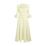 Safiyaa Ellis Midi Dress in Buttermilk