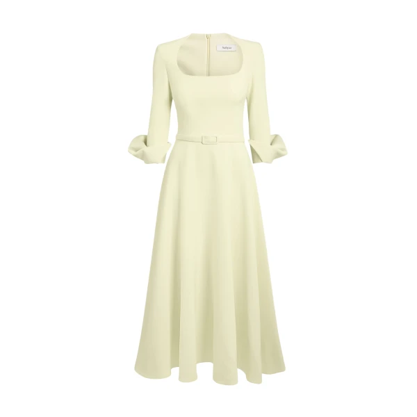 Safiyaa Ellis Midi Dress in Buttermilk