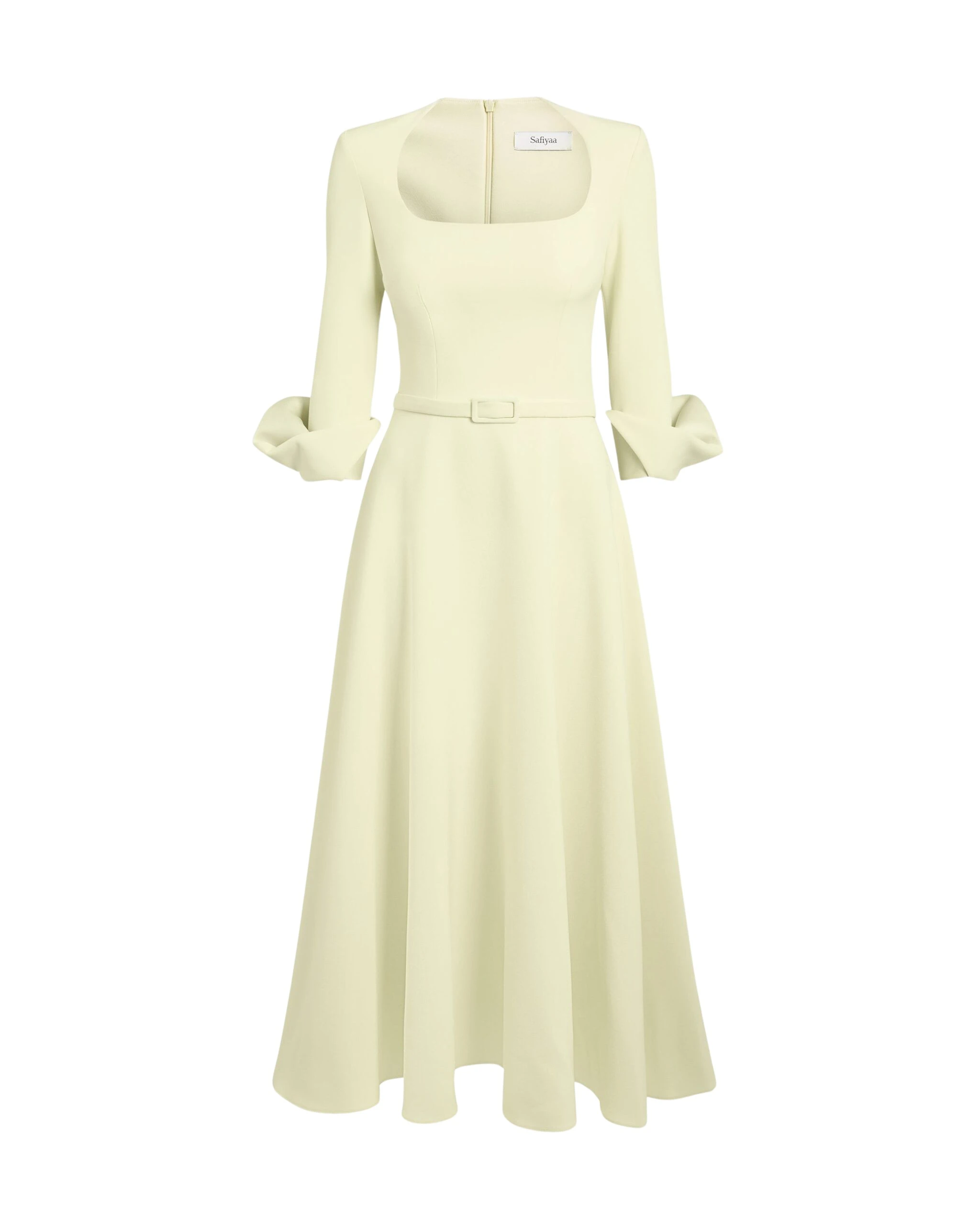Ellis Midi Dress in Buttermilk