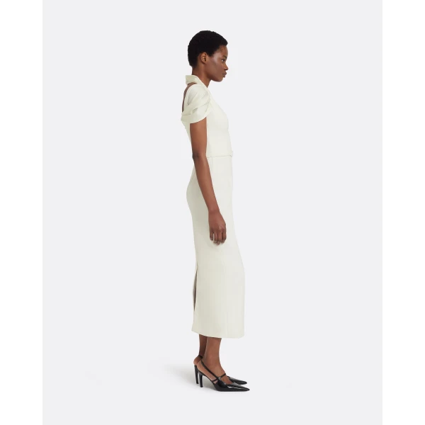 Safiyaa Ifara Midi Dress in Ivory, view 5