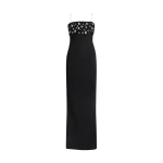 Safiyaa Nyra Long Dress in Black