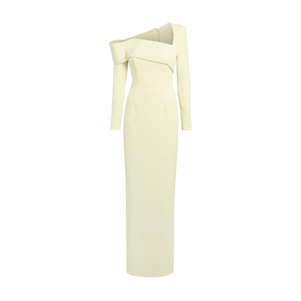Safiyaa Yemihma Long Dress in Buttermilk