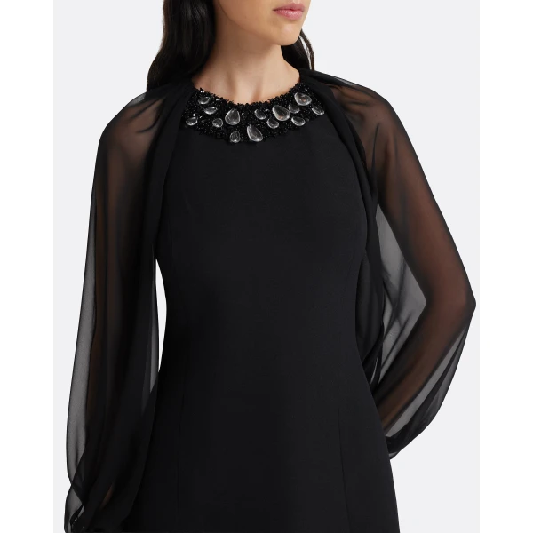 Safiyaa Yonah Mini Dress in Black, view 4