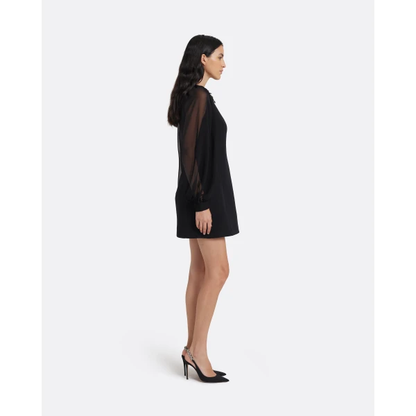 Safiyaa Yonah Mini Dress in Black, view 5