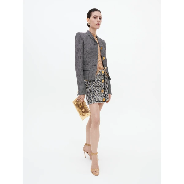 Schiaparelli A-Line Miniskirt Skirt, view 3