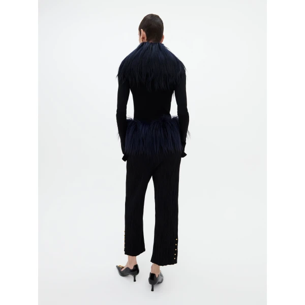 Schiaparelli Bi-Material Cardigan, view 4