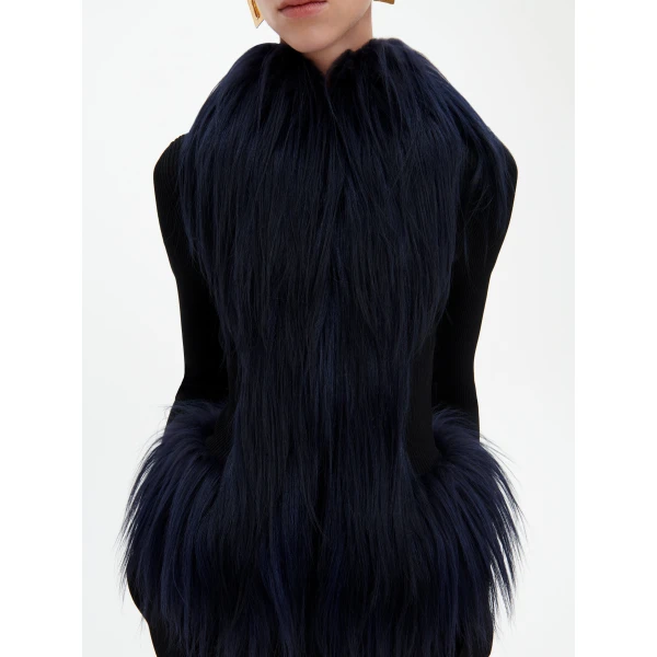 Schiaparelli Bi-Material Cardigan, view 5