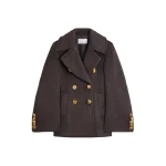 Schiaparelli Bijoux Buttons Peacoat Coat