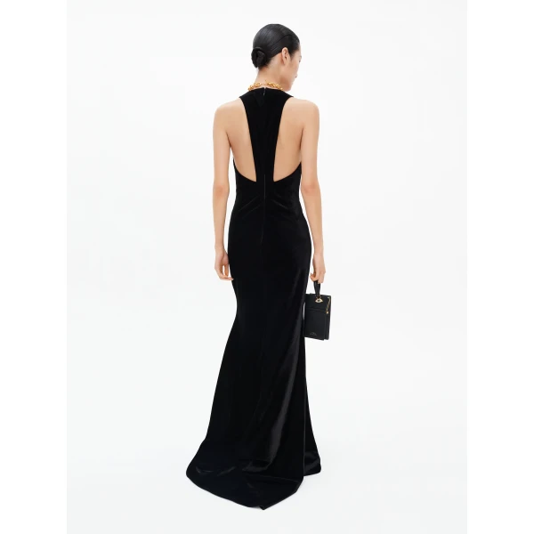 Schiaparelli Bijoux Straps Mermaid Dress, view 4