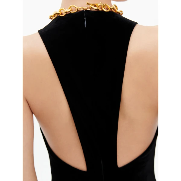 Schiaparelli Bijoux Straps Mermaid Dress, view 6
