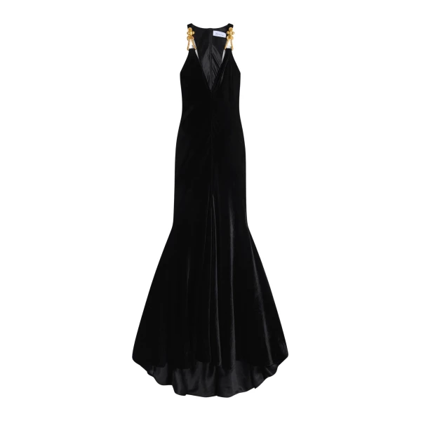 Schiaparelli Bijoux Straps Mermaid Dress