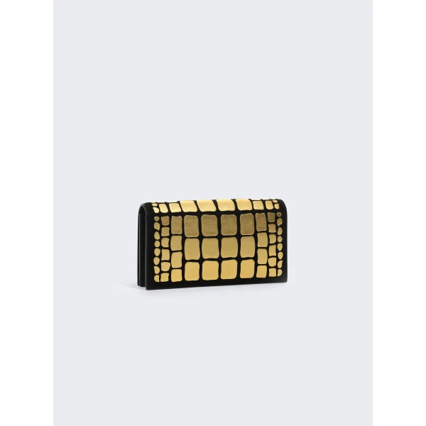 Schiaparelli Chain Keyhole Clutch, view 2