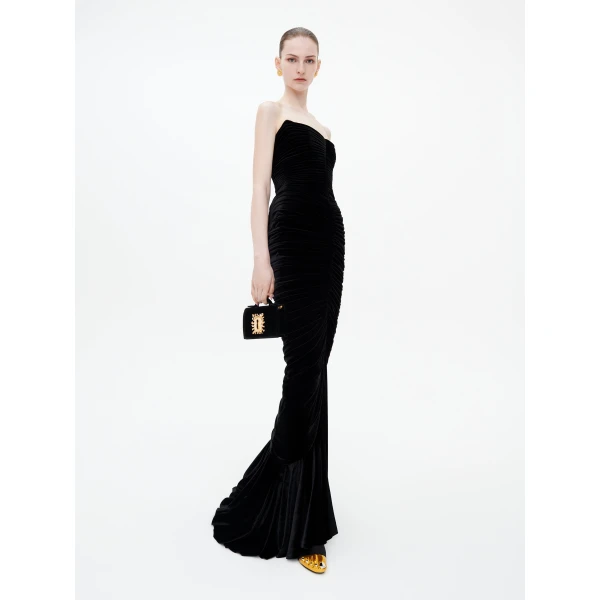 Schiaparelli Corset Strapless Dress, view 3
